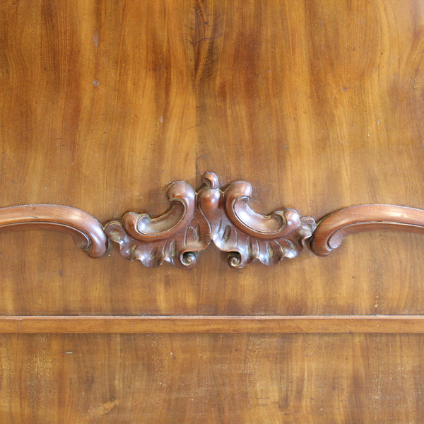 Victorian Mahogany Half Tester Antique Bed