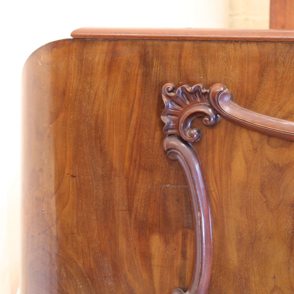 Victorian Mahogany Half Tester Antique Bed