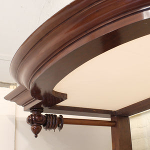 Victorian Mahogany Half Tester Antique Bed
