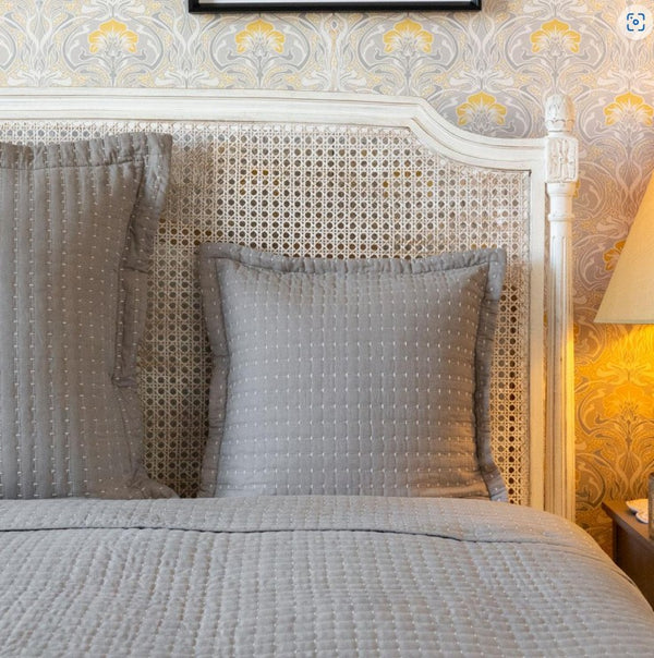 Melbury French Grey Bedspread and Cushion Covers