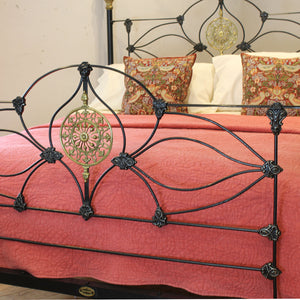 Antique Four Poster Bed in Black M4P58