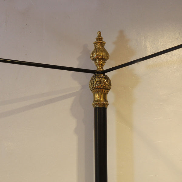 Antique Four Poster Bed in Black M4P58