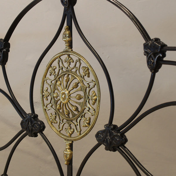 Antique Four Poster Bed in Black M4P58