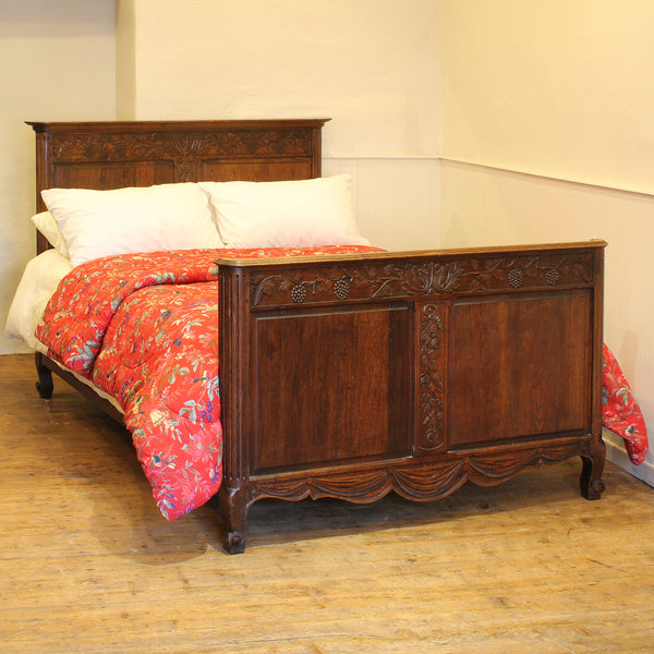 Double Oak Country Bed, WD54