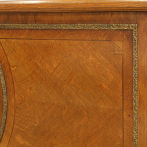 French oak antique bed