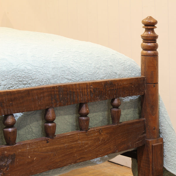 Oak Single Antique Bed
