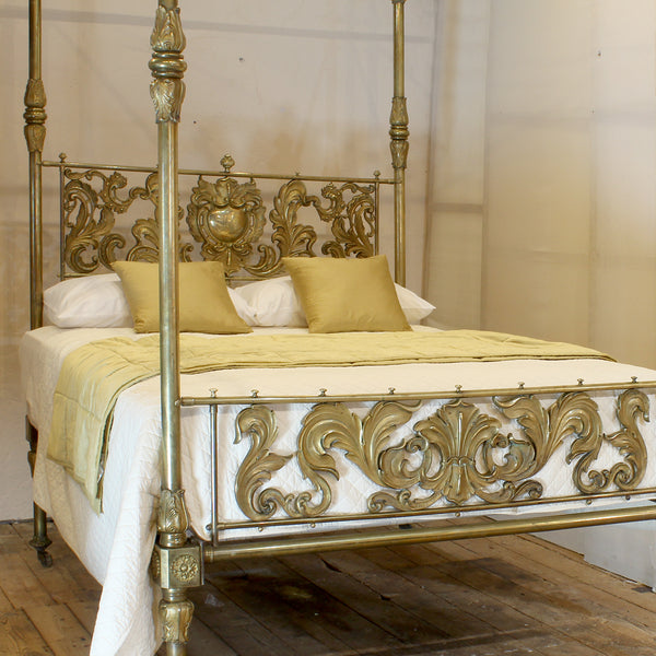 Brass Four Poster Bed by R W Winfield for the Prince of Ottoman Empire Circa 1831 to 1836