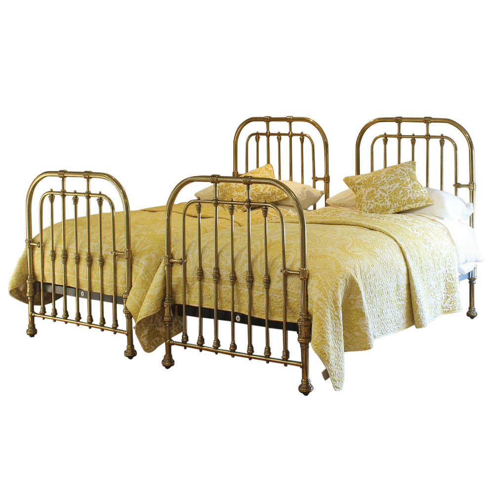 Pair of Single Brass Beds, MP64 - 25% OFF