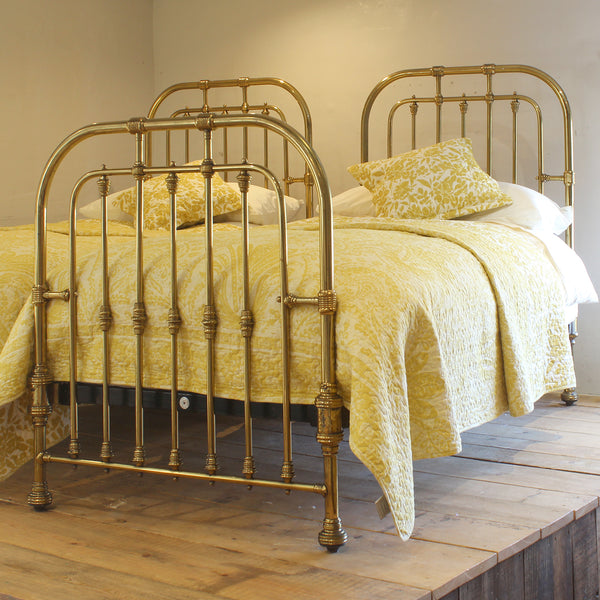 Pair of Single Brass Beds, MP64 - 25% OFF