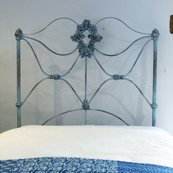 Matching Pair of Cast Iron Beds, MP59