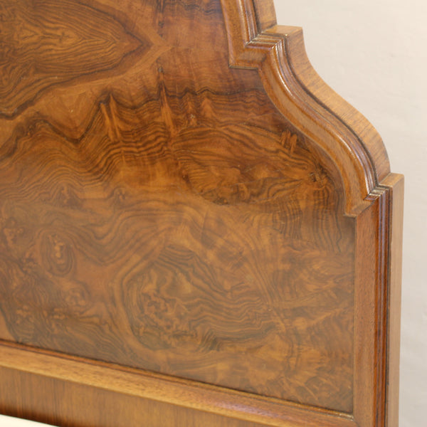 A pair of Queen Anne style antique beds