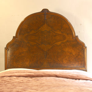 A pair of Queen Anne style antique beds