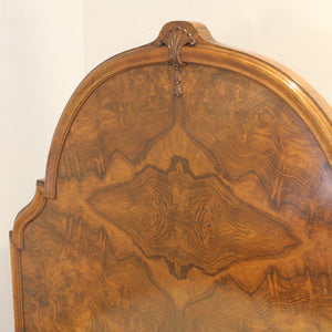 A pair of Queen Anne style antique beds