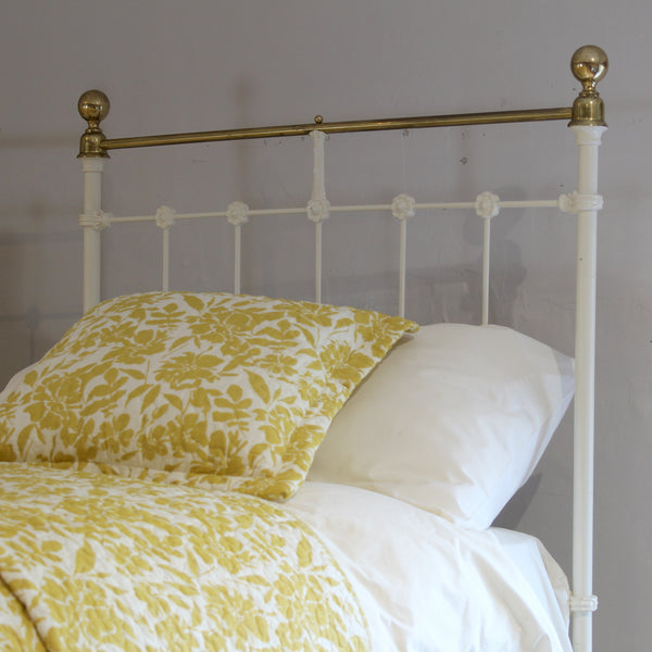 Pair of Cream Antique Beds, MP63