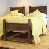 Pair of Oak Antique Beds, WP49