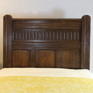 Pair of Oak Antique Beds, WP49