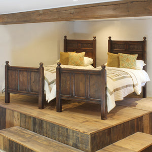 Pair of Oak Antique Beds, WP50