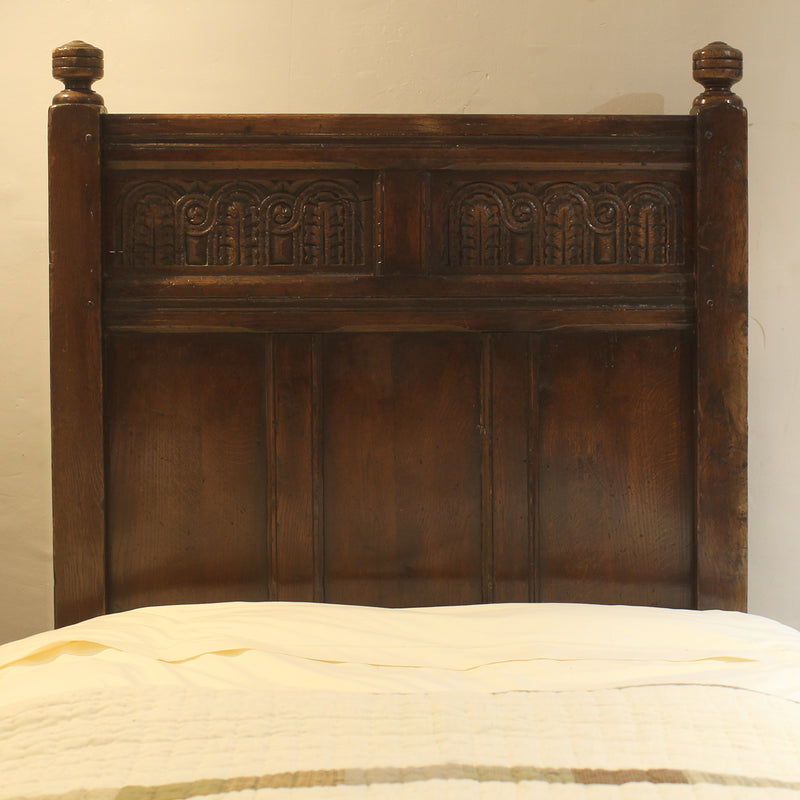 Pair of Oak Antique Beds, WP50