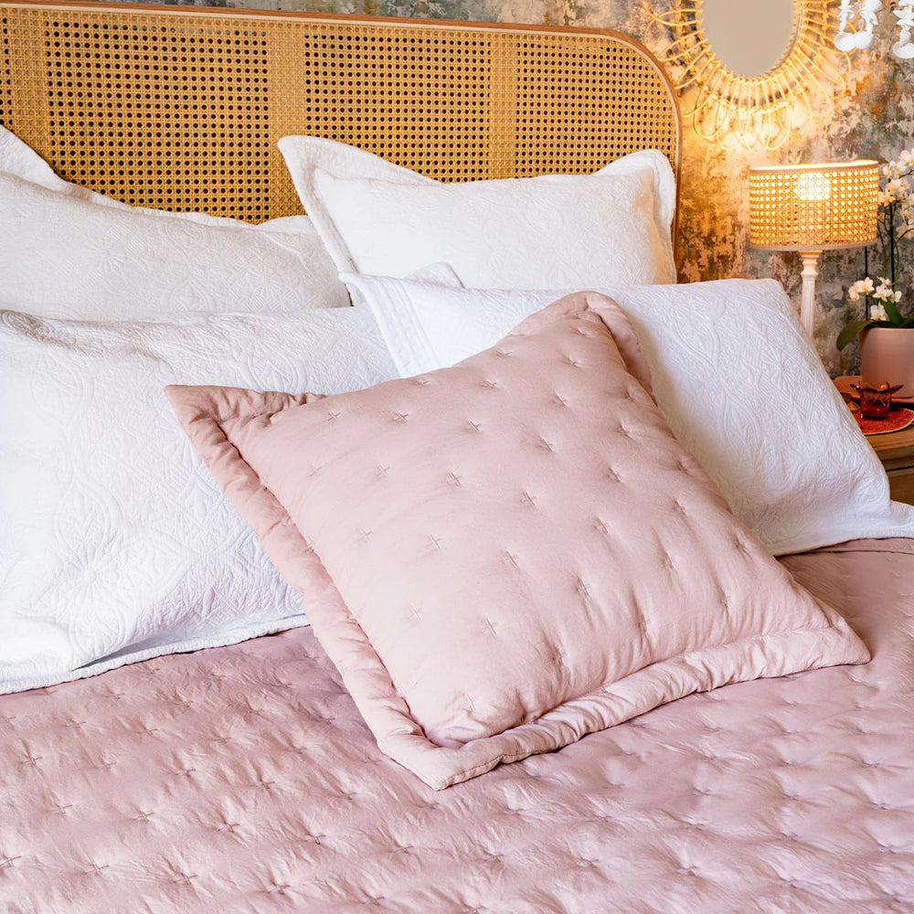 Portofino Pink Pillowshams and Cushions