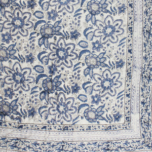NEW IN Royal Blue & White Floral Quilt
