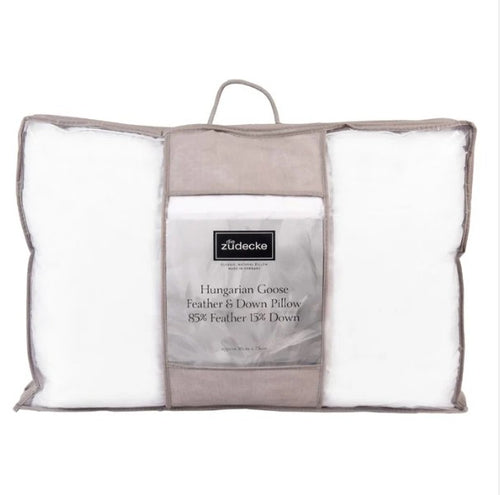Hungarian Goose Feather & Down Pillow - DIE ZUDECKE