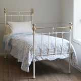 Antique Single Bed in White MS74