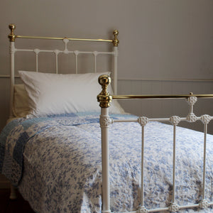 Antique Single Bed in White MS74