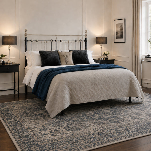 Super King Platform Bed in Black MSK97