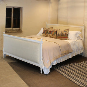 Super King Antique Upholstered Bed WK179