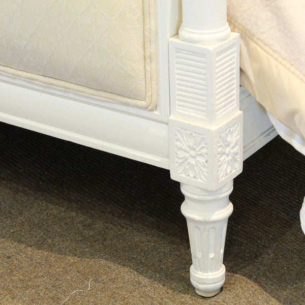 Super King Antique Upholstered Bed WK179