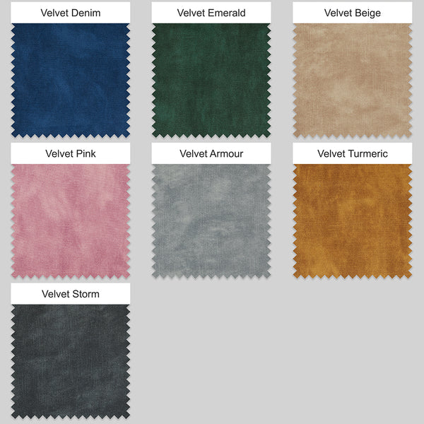 Shallow Sprung Divan - Velvet Range - King