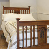 Double Low Mahogany Bed, WD51