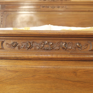 5ft Wide Walnut Edwardian Bed Circa 1910 WK207