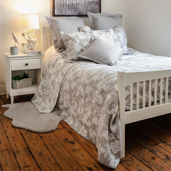 Willow Grey Bedspread