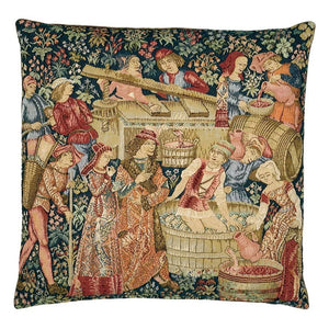 Medieval Wine Makers Cushion