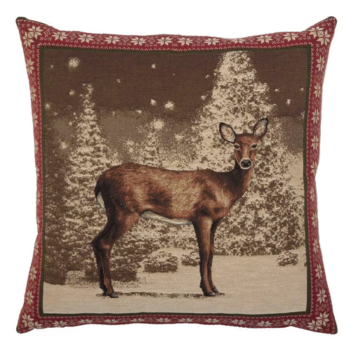 Winter Deer Cushion