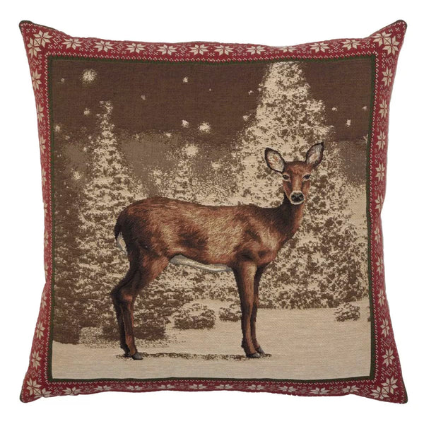 Winter Deer Cushion
