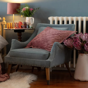 Clara Pink Velvet Cushion