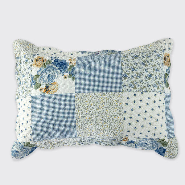Melissa Blue Patchwork Pillowsham