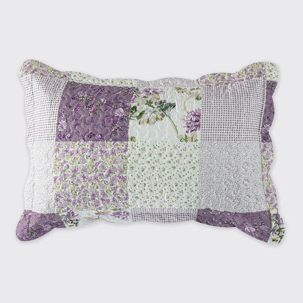 Melissa Lilac Patchwork Pillowsham