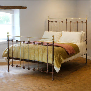 King Antique Bed in Bronze MK257