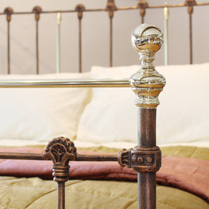 King Antique Bed in Bronze MK257