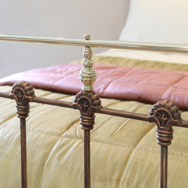 King Antique Bed in Bronze MK257