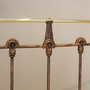 King Antique Bed in Bronze MK257