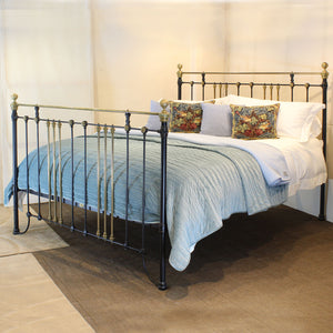 Super King Antique Bed in Black MSK74 - 25% OFF