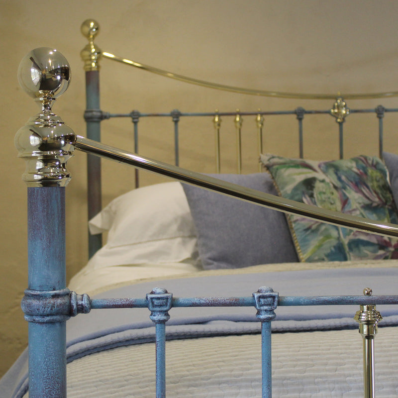 Super King Bed in Blue Verdigris MSK69