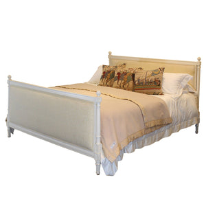 Super King Upholstered Antique Bed WK179