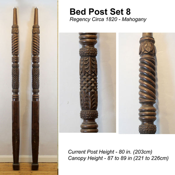 Bespoke Wooden Four Poster - Bed A