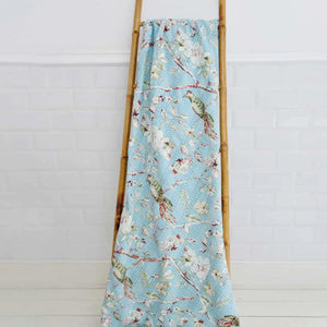 Kantha Throw - Blue Blossom