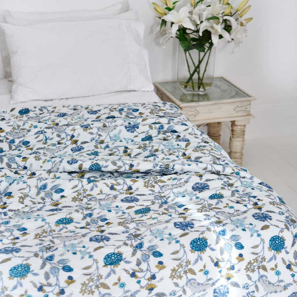 Blue & White Floral